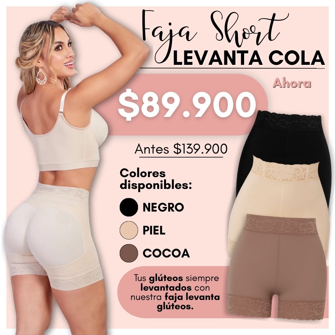 FAJA SHORT LEVANTA COLA