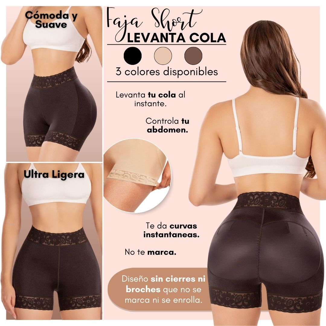 FAJA SHORT LEVANTA COLA